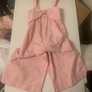 EUC Hope & Henry Seersucker Romper Size: 6